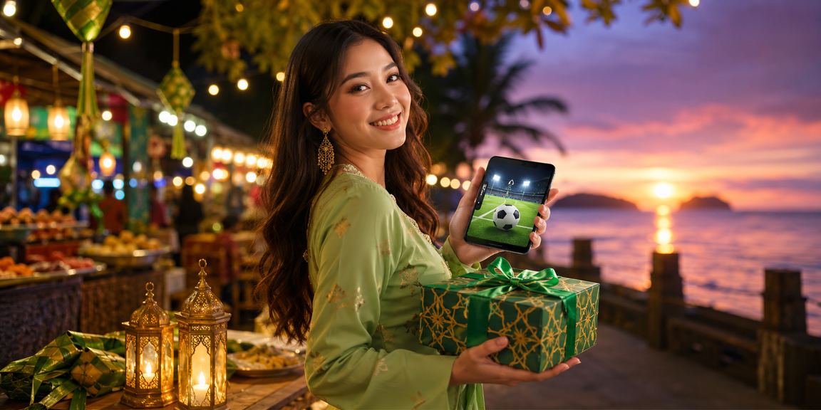 Pengguna Kota Kinabalu Sabah mengakses platform pertaruhan bola sepak 675sr semasa Hari Raya
