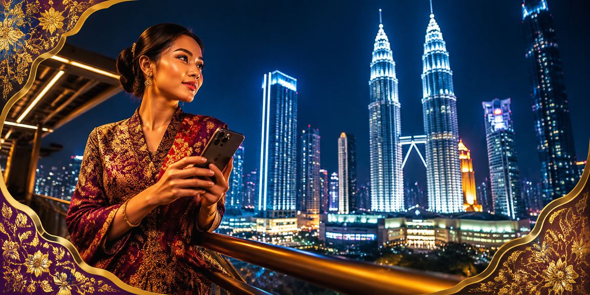 Pengalaman kasino mudah alih dengan reka bentuk batik Kuala Lumpur di 675sr