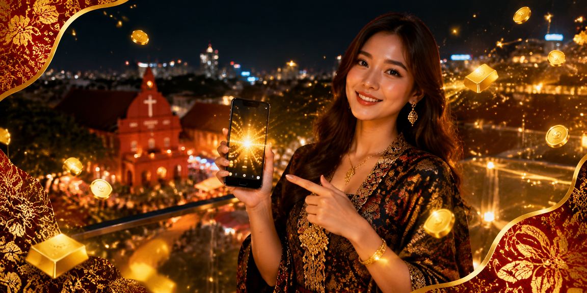 Aplikasi kasino dengan corak batik Melaka untuk pengguna mudah alih 675sr
