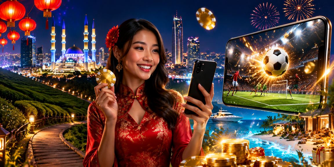 Pemain Malaysia menikmati hiburan sukan dalam talian 675sr melalui telefon pintar di Selangor